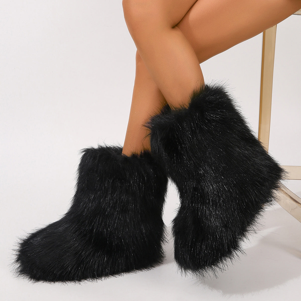 Stylish Personalized Winter Boots For Women - Adorable Spicy Girl Mid-Length Snow Boots, Cozy And Warm